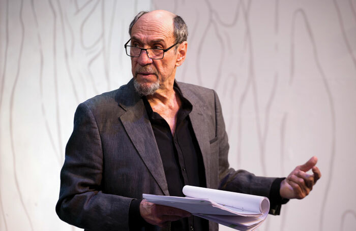 F Murray Abraham in The Mentor, which was performed in the West End in 2017. Experienced actors have a vital mentorship role to play in theatre companies, says Irvine Iqbal. Photo: Simon Annand