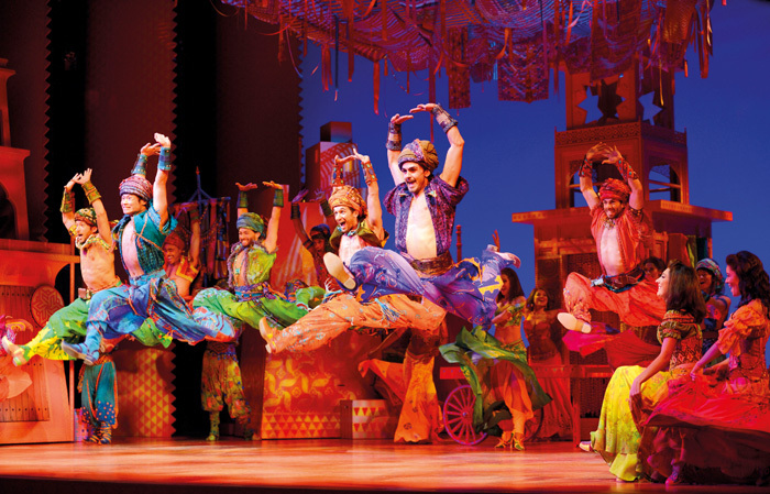 Disney's Aladdin at the Prince Edward Theatre features a cast from a huge range of backgrounds. Photo: Deen van Meer/ Disney