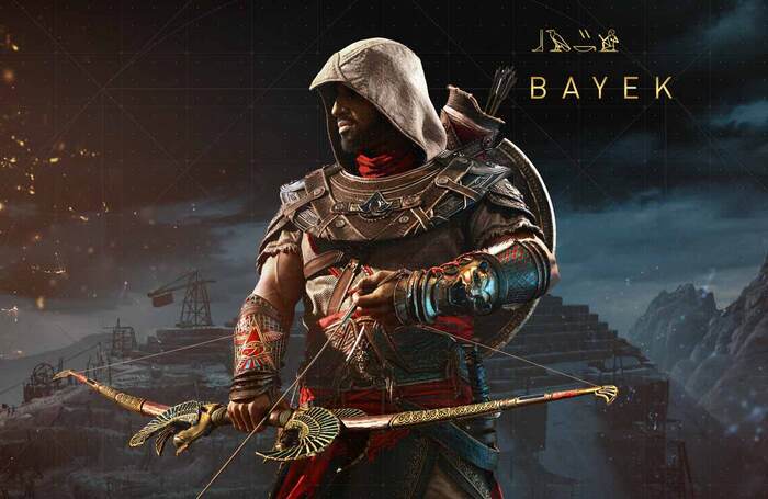 Actor Abubakar Salim played lead character Bayek of Siwa in Ubisoft’s Assassin’s Creed: Origins. Photo: Ubisoft