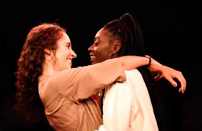 Eleanor Sutton and Leah St Luce in Hungry. Photo: Nobby Clark