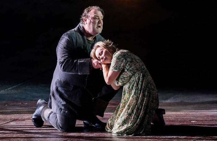 Bryn Terfel and Elisabet Strid in The Flying Dutchman at the Royal Opera House, London. Photo: Tristram Kenton