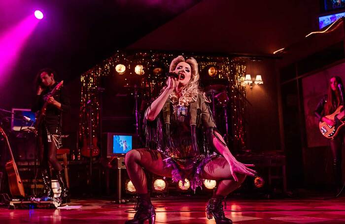 Divina de Campo in Hedwig and the Angry Inch at Leeds Playhouse. Photo: The Other Richard
