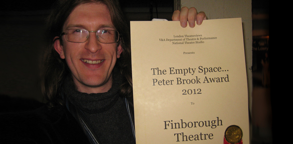 Finborough Theatre wins 2012 Empty Space Peter Brook award