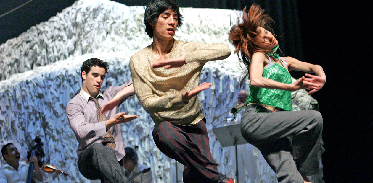 A scene from Vsprs by Les Ballets C de la B at Sadler's Wells in 2006. Photo: Tristram Kenton