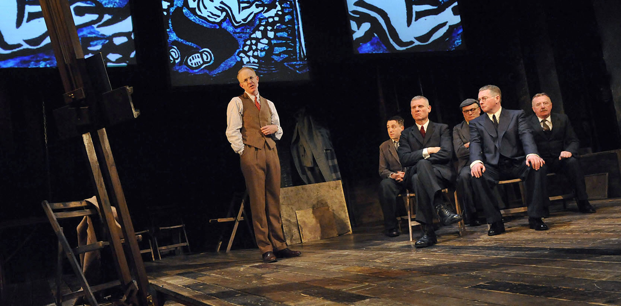 A scene from The Pitmen Painters. Photo: Keith Pattinson