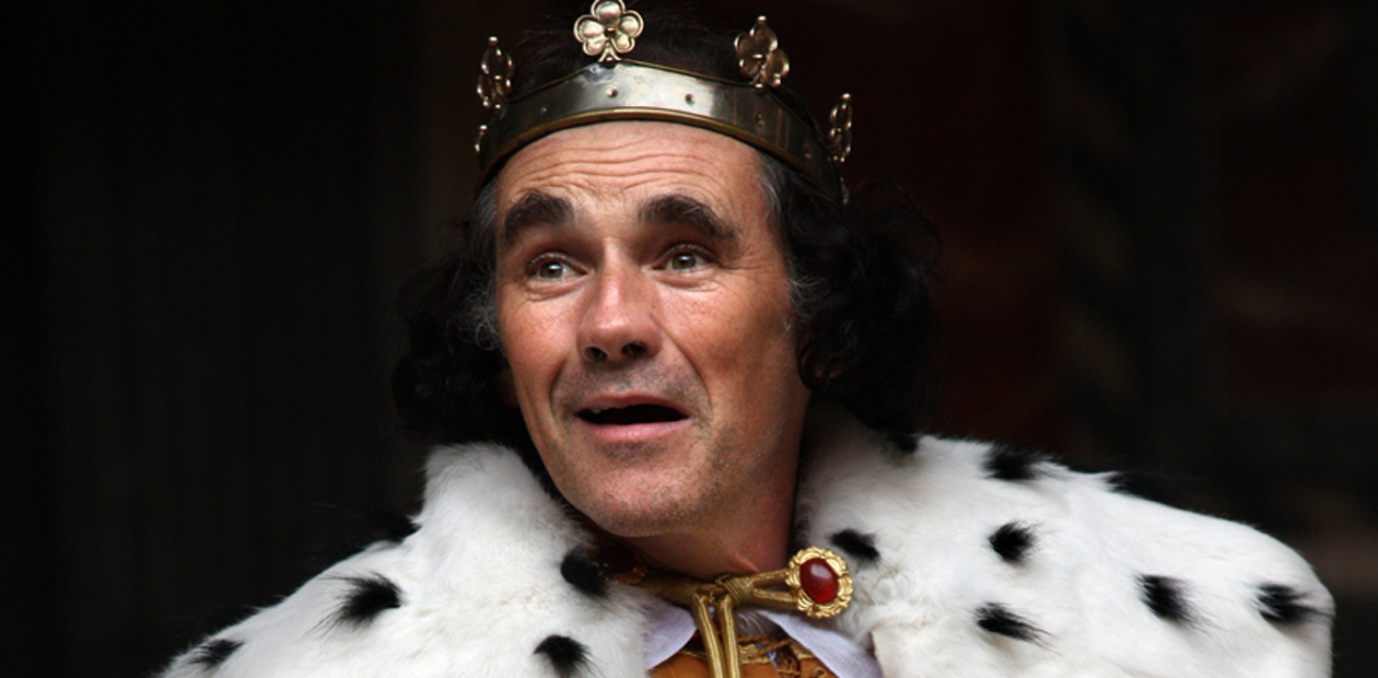 Mark Rylance appearing in Richard III at Shakespeare's Globe. Photo: Simon Annand