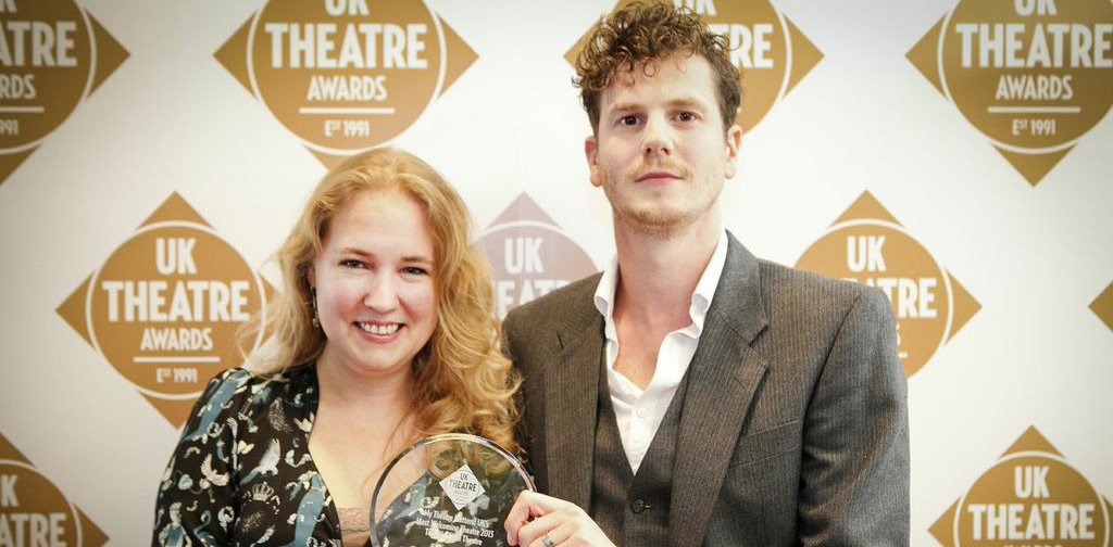 Jessica Beck and David Lockwood from the Bike Shed Theatre in Exeter. Photo: Pamela Raith