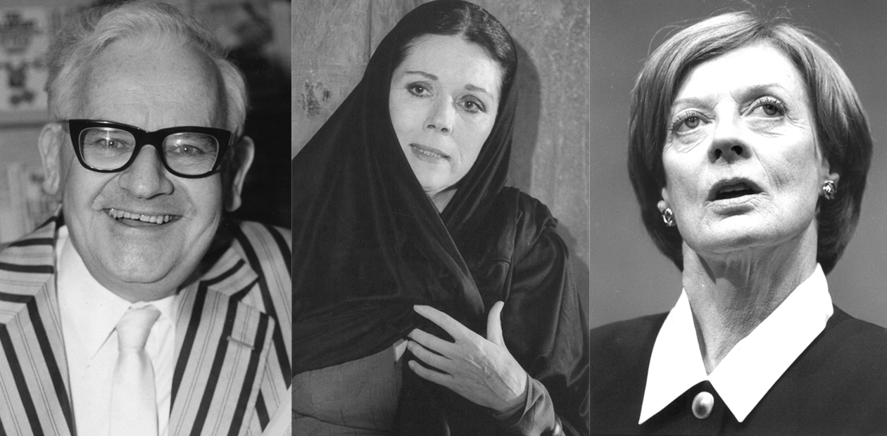 Lined up for productions that didn't make it: Ronnie Barker, Diana Rigg and Maggie Smith. Photos: City Syndication/Tristram Kenton