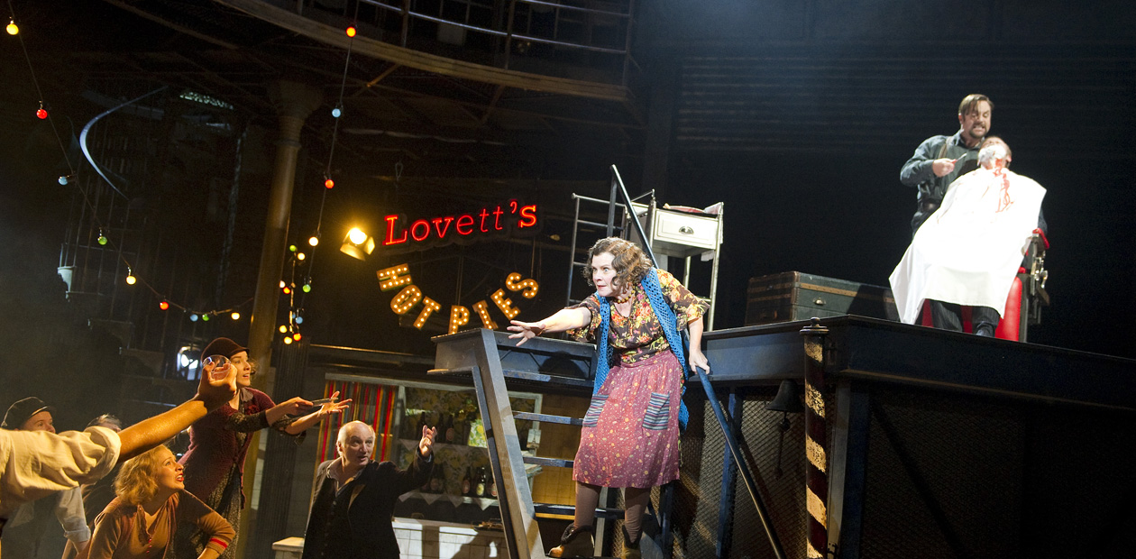 Imelda Staunton and Michael Ball in Sweeney Todd. Photo: Tristram Kenton