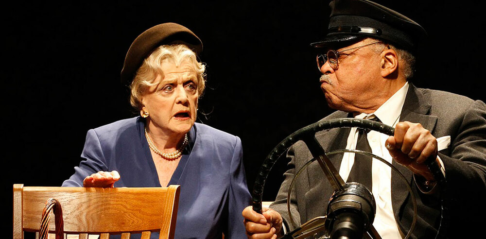 Angela Lansbury and James Earl Jones in Driving Miss Daisy. Photo: Jeff Busby.