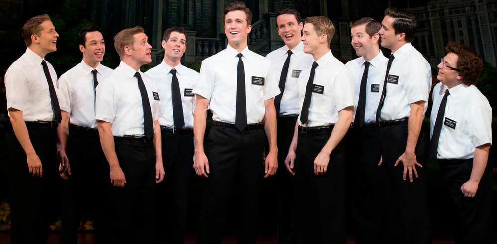 A scene from The Book of Mormon, tickets for which are now £152.25. Photo: Joan Marcus