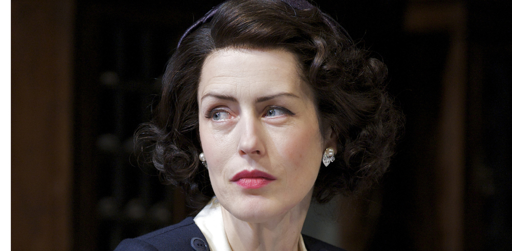 Gina McKee, in a scene from Separate Tables at Chichester Festival Theatre in 2009