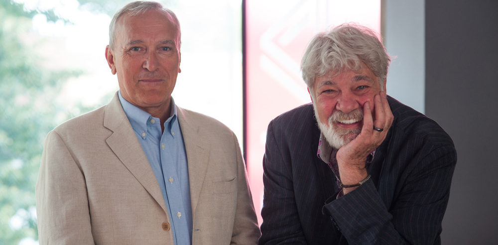 Simon Greenall and Matthew Kelly. Photo: Ben Broomfield