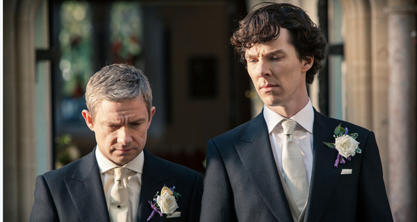 Benedict Cumberbatch and Martin Freeman win Emmys for Sherlock