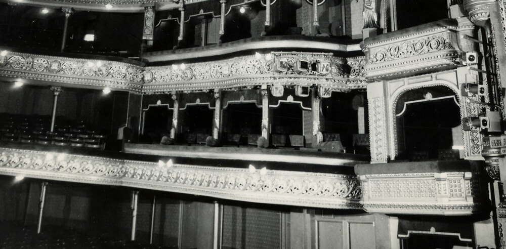 The interior of Leeds Grand Theatre. which was the subject of a fraud investigation.