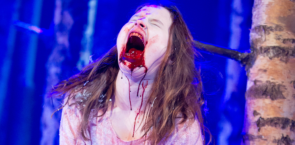 Rebecca Benson in the West End production of Let The Right One In. Photo: Tristram Kenton