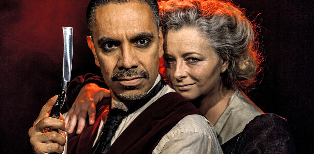 David Bedella and Sarah Ingram in Sweeney Todd at the Twickenham Theatre, which is to close.