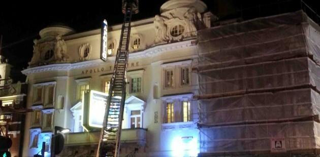 The Apollo Theatre after the partial collapse of its ceiling. Photo: Ryan Forde Iosco