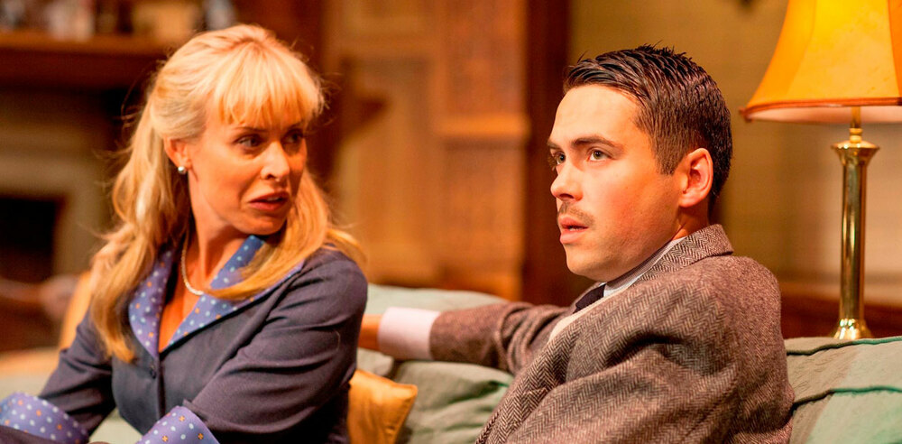 Jemma Walker and Bruno Langley in the UK tour of The Mousetrap in 2012. Photo: Helen Maybanks
