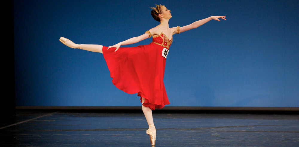 Natasha Watson competing in the 2013 Genee competition. Photo: Andy Ross