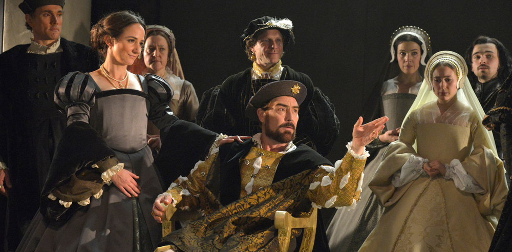 A scene from Wolf Hall at the Aldwych Theatre. Photo: Keith Pattison