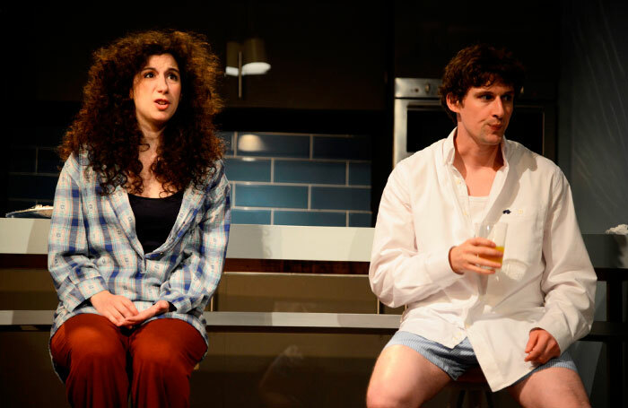 Jenna Auden and Joe Coen in Bad Jews. Photo: Nobby Clark