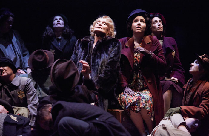 Sian Phillips as Fania Fenelon and cast of Playing for Time. Photo: Mark Douet