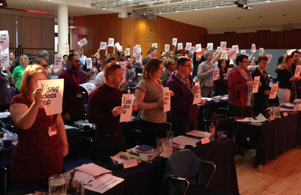 TUC Young Workers get behind Equity bid to save Ideastap
