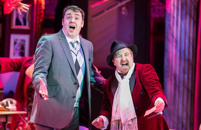 Jason Manford and Cory English in The Producers. Photo: Manuel Harlan