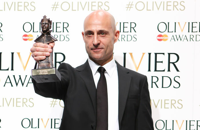 Mark Strong, who won the 2015 Olivier award for best actor in a play for his performance in A View from the Bridge. Photo: Pamela Raith