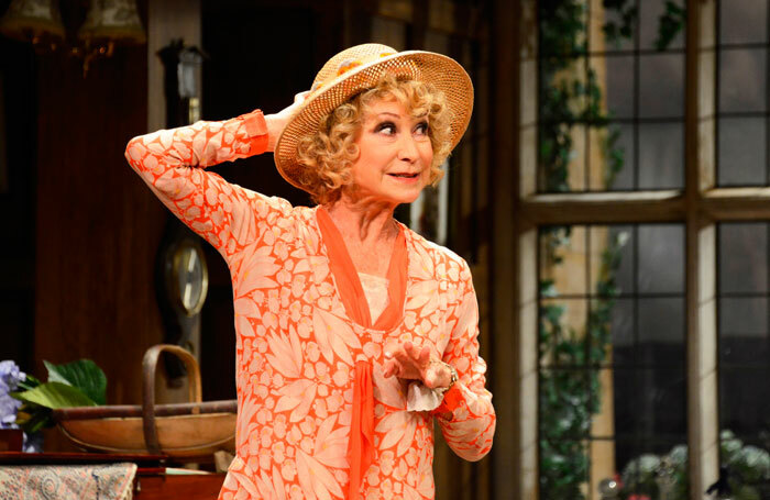 Felicity Kendal in Hay Fever at the Duke of York's Theatre, London. Photo: Nobby Clark