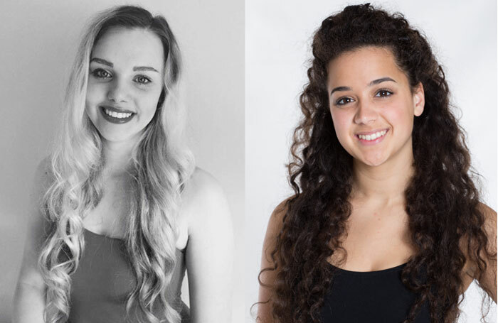 The Stage Expressions Scholarship winners Abigail Bryan and Charlotte Forde