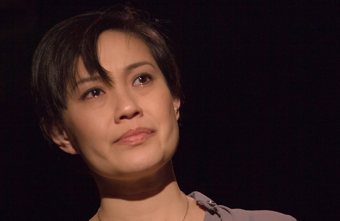 Wendy Kweh in Image of an Unknown Young Woman at London's Gate Theatre. Photo: Iona Firouzabadi