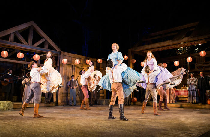 Seven Brides for Seven Brothers at Regent's Park Open Air Theatre. Photo: Helen Maybanks