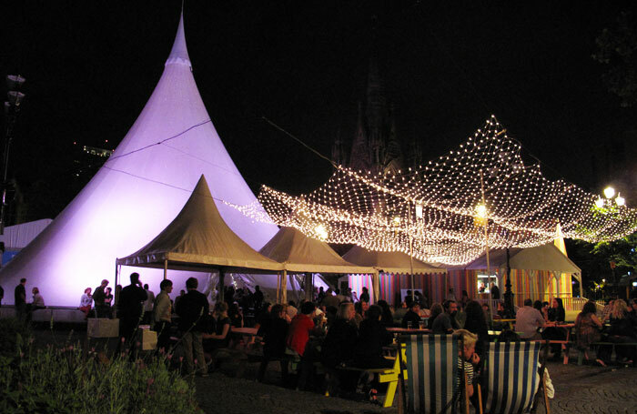 Manchester International Festival pavilion. Photo: Andy Miah