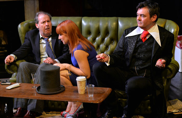 Andy Gray, Michelle Gallagher and Grant Stott in Willie and Sebastian. Photo: Steve Ullathorne