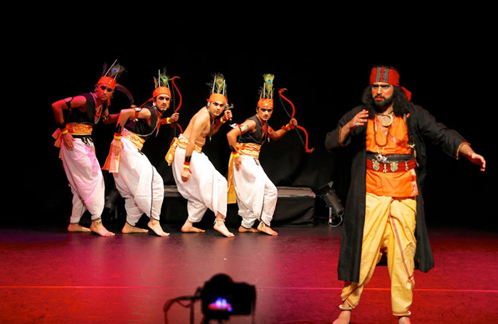 Scene from Tagore’s Dance Drama: Valmiki Pratibha, which is facing a protest on religious grounds