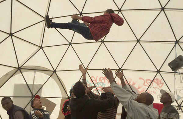 British artists launch theatre in Calais migrant camp