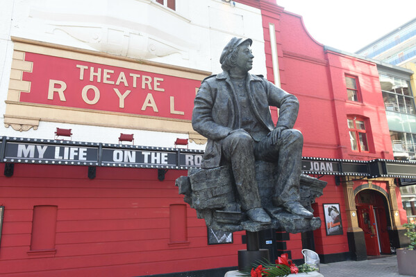 Joan Littlewood sculpture unveiled outside Theatre Royal Stratford East