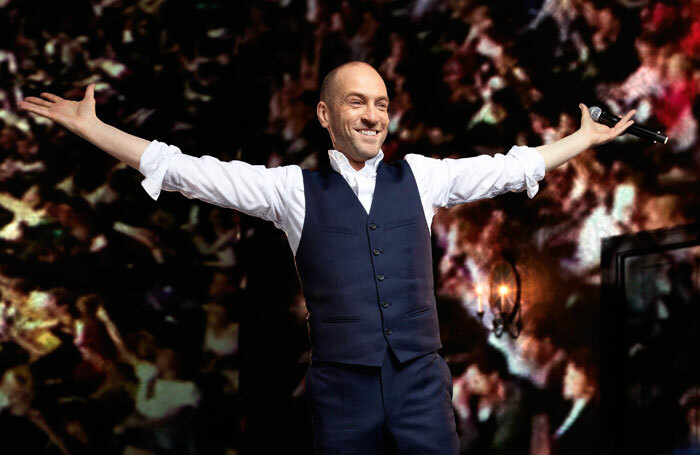 Derren Brown in Miracle at the Palace Theatre. Photo: Seamus Ryan