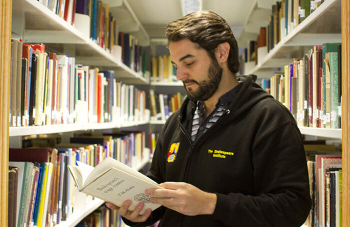 A staff member at the Shakespeare Institute