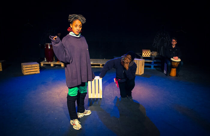Ayesha Casely-Hayford and Olivette Cole-Wilson in Where Will We Live? at Southwark Playhouse.  Photo: Dashti Jahfar