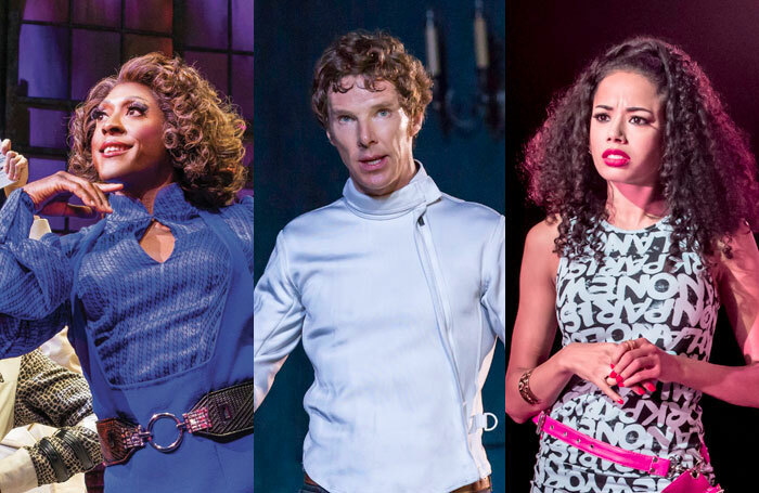 Matt Henry and Benedict Cumberbatch received best actor nods, while In the Heights (starring Jade Ewen) was nominated in nine WhatsOnStage Awards categories. Photos: Helen Maybanks/Johan Persson