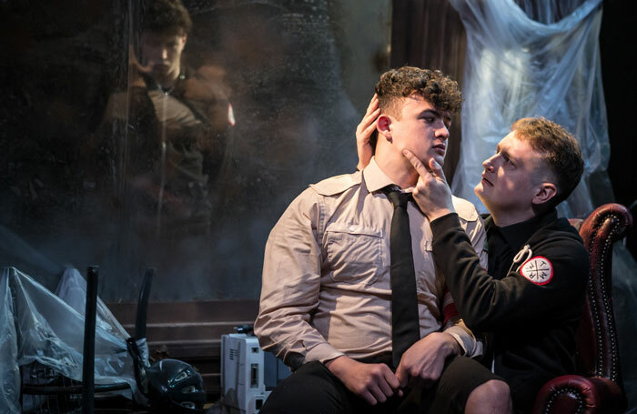 Tom Williams, Joe Dowling and Christopher Laishley in Phil Willmott's production of Fear and Misery of the Third Reich at the Union Theatre. Photo: Scott Rylander