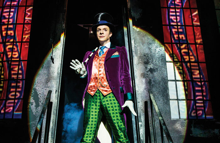 Jonathan Slinger in Charlie and the Chocolate Factory. Photo: Matt Crockett