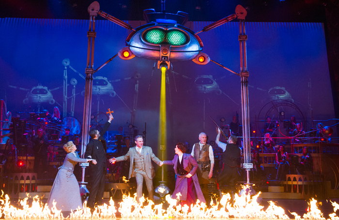 A scene from War of the World at the Dominion Theatre. Photo: Tristram Kenton