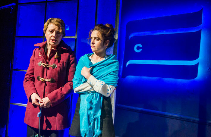 Karen Ascoe and Ellie Turner in Merit at the Finborough Theatre. Photo: Tristram Kenton