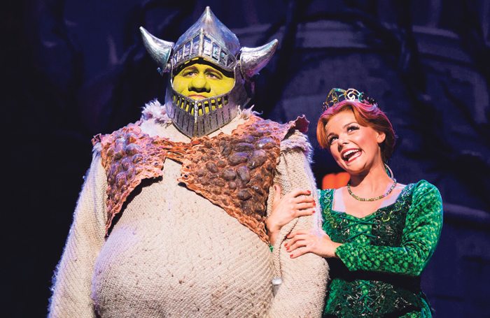 The tour of hit show Shrek the Musical, with Dean Chisnall and Faye Brookes, 
has proved a success. Photo: Helen Maybanks