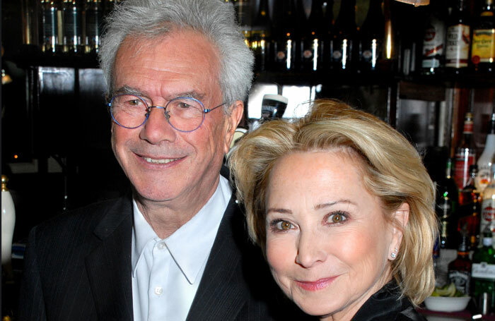 Michael White with Felicity Kendal at the press night of The Last Cigarette in 2009. Photo: Limelight Studios