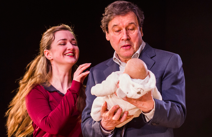 Amy Molloy and Stephen Rea in Cyprus Avenue at the Royal Court. Photo: Tristram Kenton